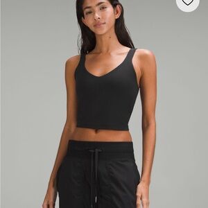Black Lululemon align tank SIZE 2